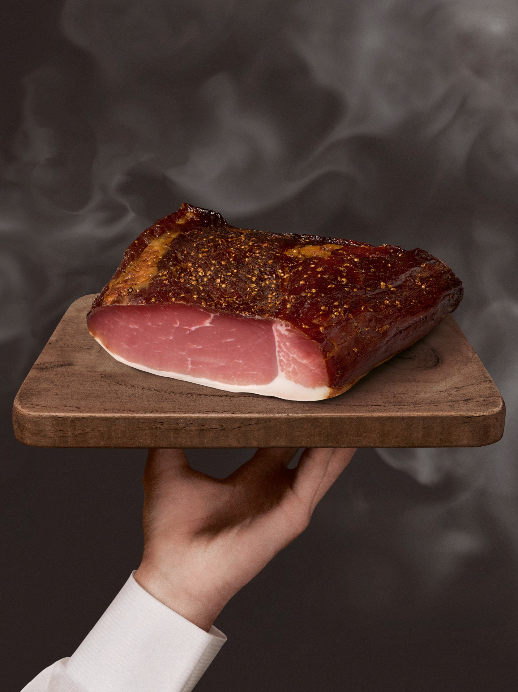 Hammerherrenspeck ohne Schwarte, 2kg, Moser, MHD ca.37 Tage